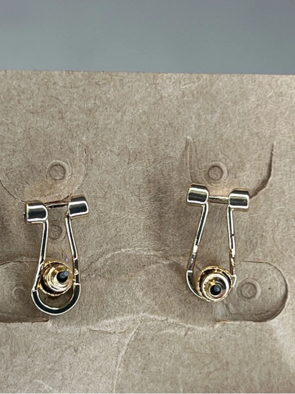 Plunder Pink Coral Seahorse Oval Stud Earrings - Picture 4 of 8